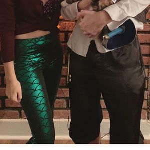 Mermaid print leggings